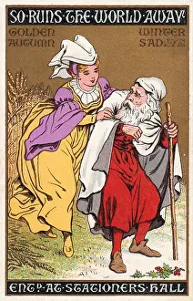 Back cover of a booklet, Times Footsteps for 1873