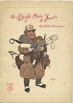 Festive Gallery: Front cover of The Bright Side of Xmas by Walter Emanuel designed by John Hassall