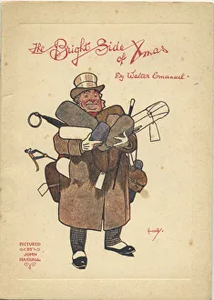 Wrapped Collection: Front cover of The Bright Side of Xmas by Walter Emanuel designed by John Hassall