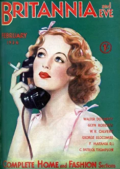 Images Dated 24th January 2008: Cover of Britannia and Eve, February 1936
