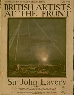 Front cover, British Artists at the Front, WW1