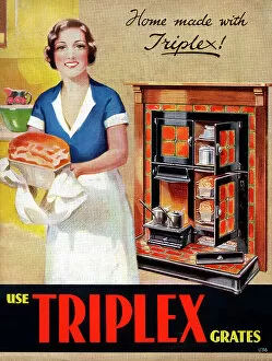 Kitchen Gallery: Cover for Brochure advertising Triplex Grates / Ranges