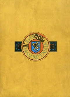 The Back cover of a brochure for the Cunard Liner Mauretania The Back cover of a brochure for the Cunard Liner Mauretania