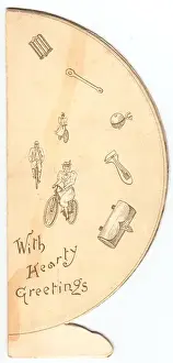 Front cover of a Christmas card