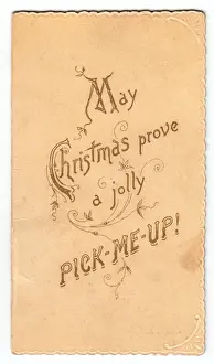 Front cover of a Christmas card
