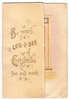 Front cover of a Christmas card