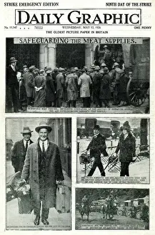 Ninth Prints: Front cover, Daily Graphic, General Strike Emergency Edition