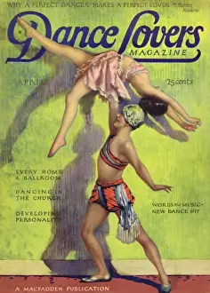 Jazz Age Club Prints: Cover of Dance magazine, April 1924