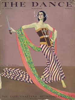 Carl Prints: Cover of Dance Magazine, April 1929
