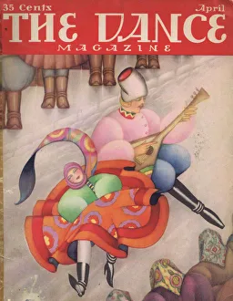 Johnson Prints: Cover of Dance Magazine, April 1931