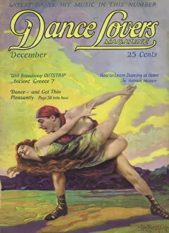 Images Dated 8th July 2014: Cover of Dance Magazine, December 1923