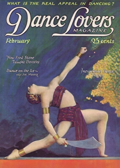 Images Dated 19th November 2014: Cover of Dance Magazine, December 1927