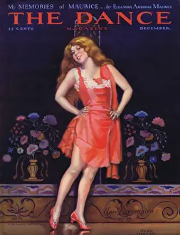 Jazz Age Club Prints: Cover of Dance magazine, December 1928