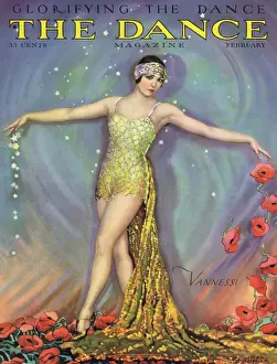 Dancer Prints: Cover of Dance Magazine February 1928