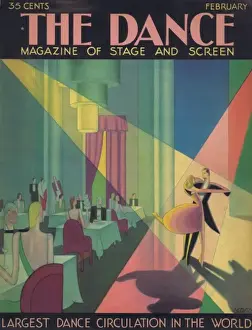 Ball Room Prints: Cover of Dance Magazine, February 1931