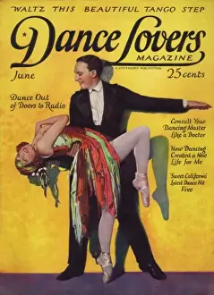 Jazz Age Club Prints: Cover of Dance magazine, June 1924