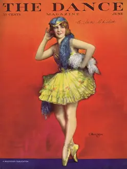 Jazz Age Club Prints: Cover of Dance magazine, June 1926