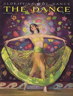 Vaudeville Prints: Cover of Dance Magazine, June 1928 featuring Joyce Coles