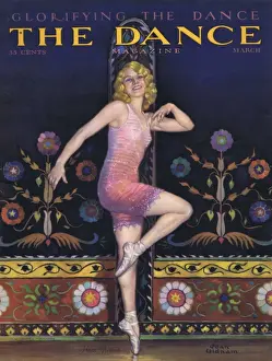 Jazz Age Club Prints: Cover of Dance magazine, March 1928