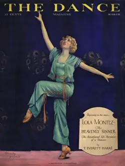Jazz Age Club Prints: Cover of Dance magazine, March 1930