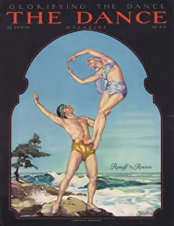 Adagio Gallery: Cover of Dance Magazine, May 1928, featuring