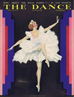 Jules Prints: Cover of Dance Magazine, November 1929