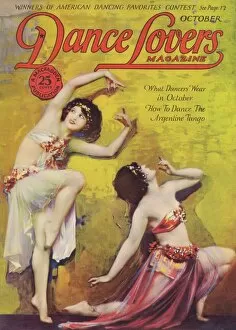 Images Dated 19th October 2014: Cover of Dance Magazine, October 1925