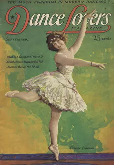 Images Dated 8th July 2014: Cover of Dance Magazine, September 1924