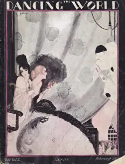 Front cover of The Dancing World magazine, 1922