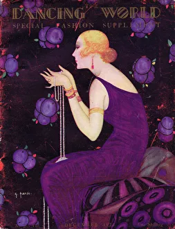 Ballroom Prints: Cover for Dancing World magazine, December 1923