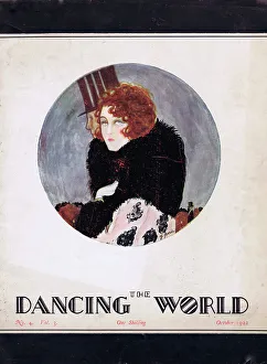 Guiseppe Prints: Cover for Dancing World magazine, October 1922