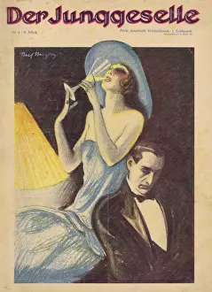Front cover of Der Junggeselle magazine, 1924