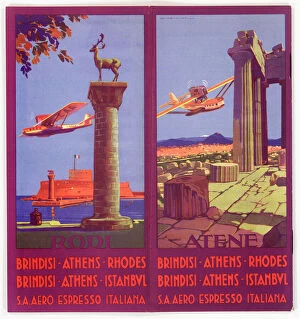Athens Collection: Cover design, Aero Espresso Italiana timetable
