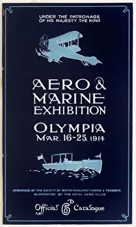 Patronage Prints: Cover design, Aero & Marine Exhibition
