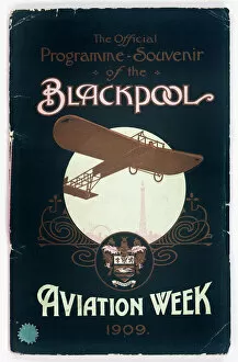 Lettering Gallery: Cover design, Blackpool Aviation Week