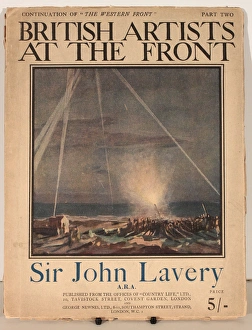 Images Dated 10th February 2014: Cover design, British Artists at the Front