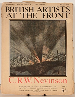 Images Dated 10th February 2014: Cover design, British Artists at the Front