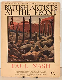 Images Dated 10th February 2014: Cover design, British Artists at the Front