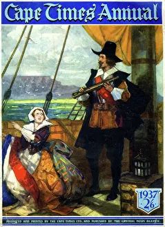 Cover design, Cape Times Annual, Jan Van Riebeeck