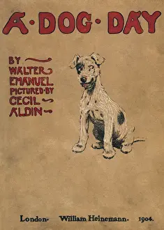 Emanuel Prints: Cover design by Cecil Aldin, A Dog Day