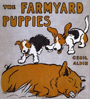 Cover design by Cecil Aldin, The Farmyard Puppies