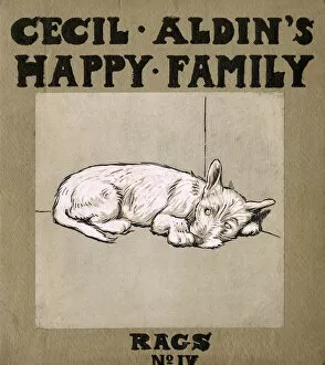 Cover design, Cecil Aldins Happy Family, Rags