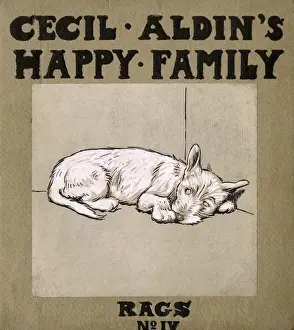 Cover design, Cecil Aldins Happy Family, Rags
