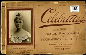 Cover design, Celebrities Monthly, photographs, sketches
