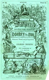 1847 Gallery: Cover design, Dombey and Son