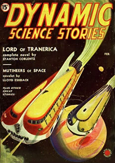 Pulp Collection: Cover design, Dynamic Science Stories