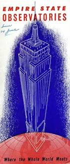 Skyscraper Prints: Cover design, Empire State Building Observatories