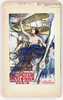 1921 Collection: Cover design, Exposition de Locomotion Aerienne