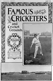 Cover design, Famous Cricketers and Cricket Grounds, XI