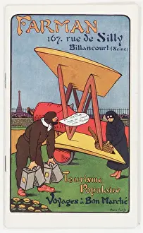 Cover design, Farman aviation brochure
